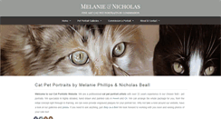 Desktop Screenshot of cat-portraitartist.com