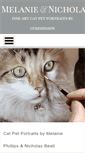 Mobile Screenshot of cat-portraitartist.com